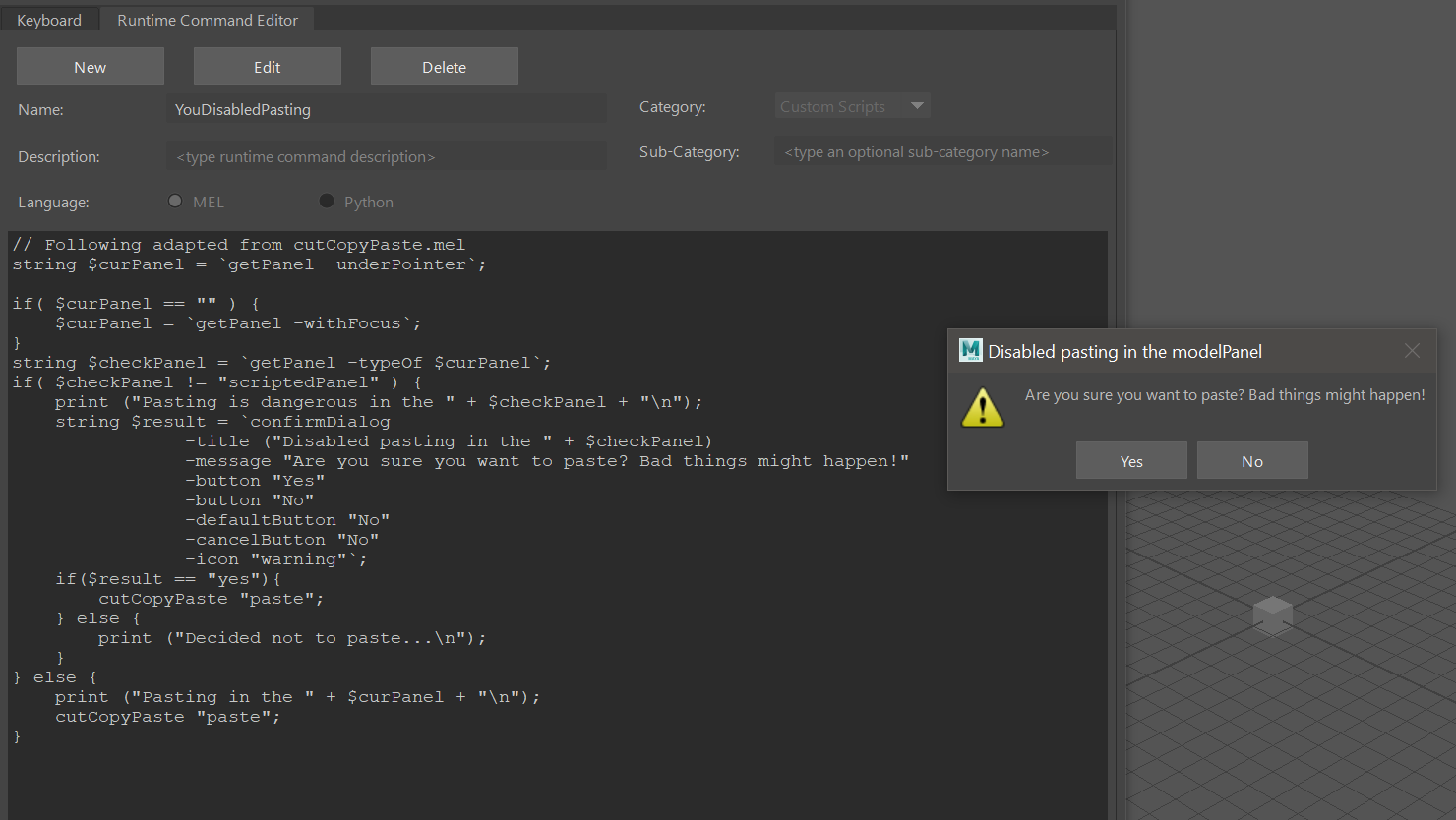 Fixing Maya's most destructive keyboard shortcut – Andy Green